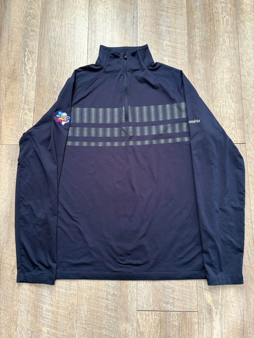 Columbia Golf Navy Lightweight Quarter-Zip long sleeve shirt